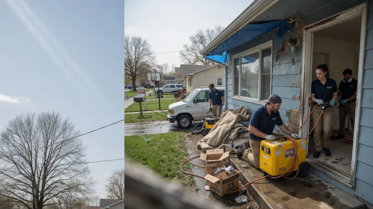 Basement Flood Cleanup in Clyde, KS near me